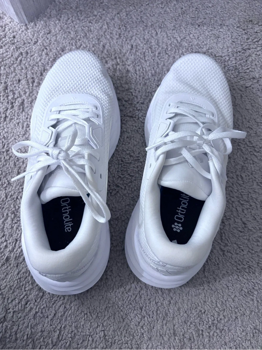 adidas Women's White Mesh Lace-Up Sneakers